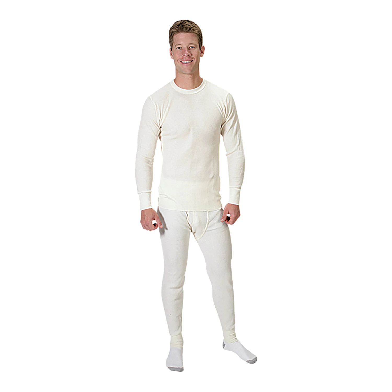 Indera Mills Men's Classic Thermal Bottoms 2 Indera Mills Men's Classic Thermal Bottoms - Image 2