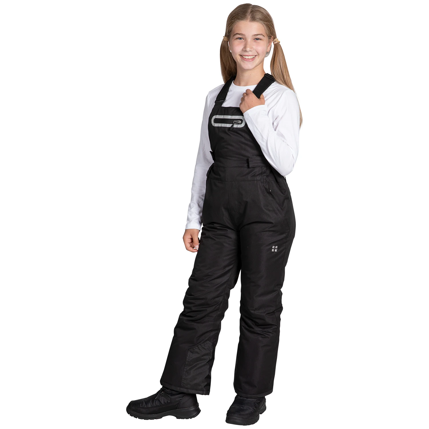 Swiss Alps Youth' Snow Dobby Bib Pants - Image 3