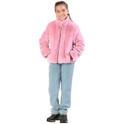Alternative view of Pacific Trail Girls' Reversible Faux Fur Jacket