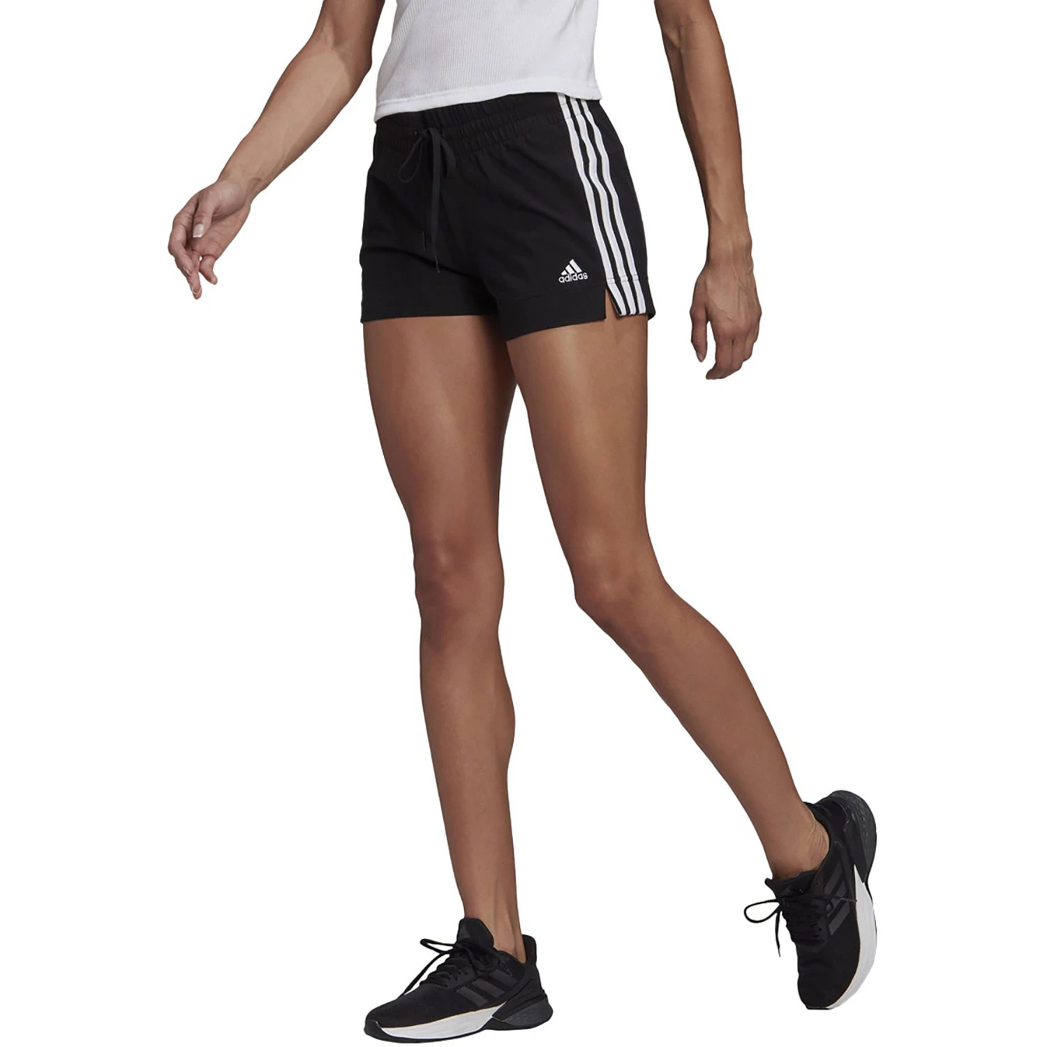 Adidas Women's Essential Slim Shorts 2 Adidas Women's Essential Slim Shorts - Image 2