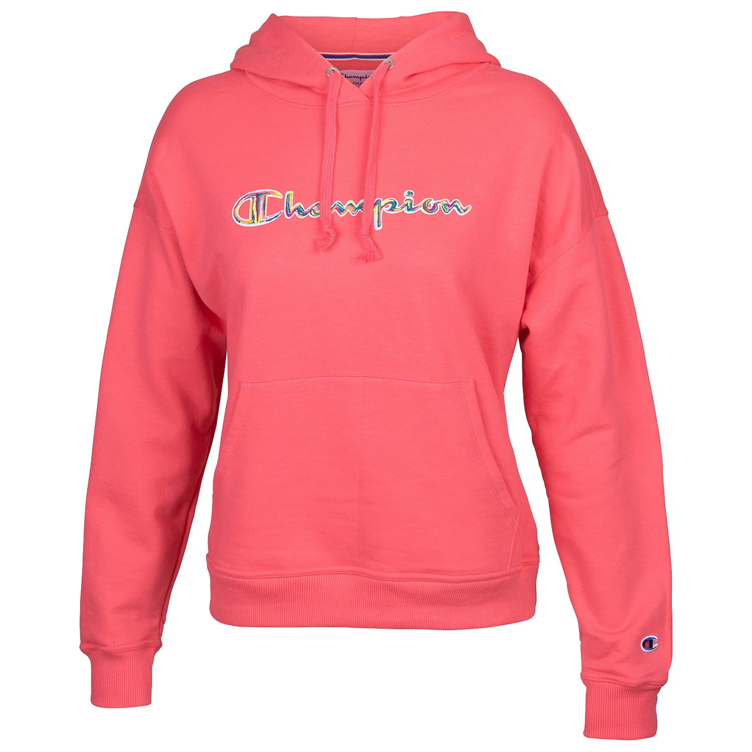 Champion Women's Powerblend Painterly Pullover Hoodie 1 Champion Women's Powerblend Painterly Pullover Hoodie