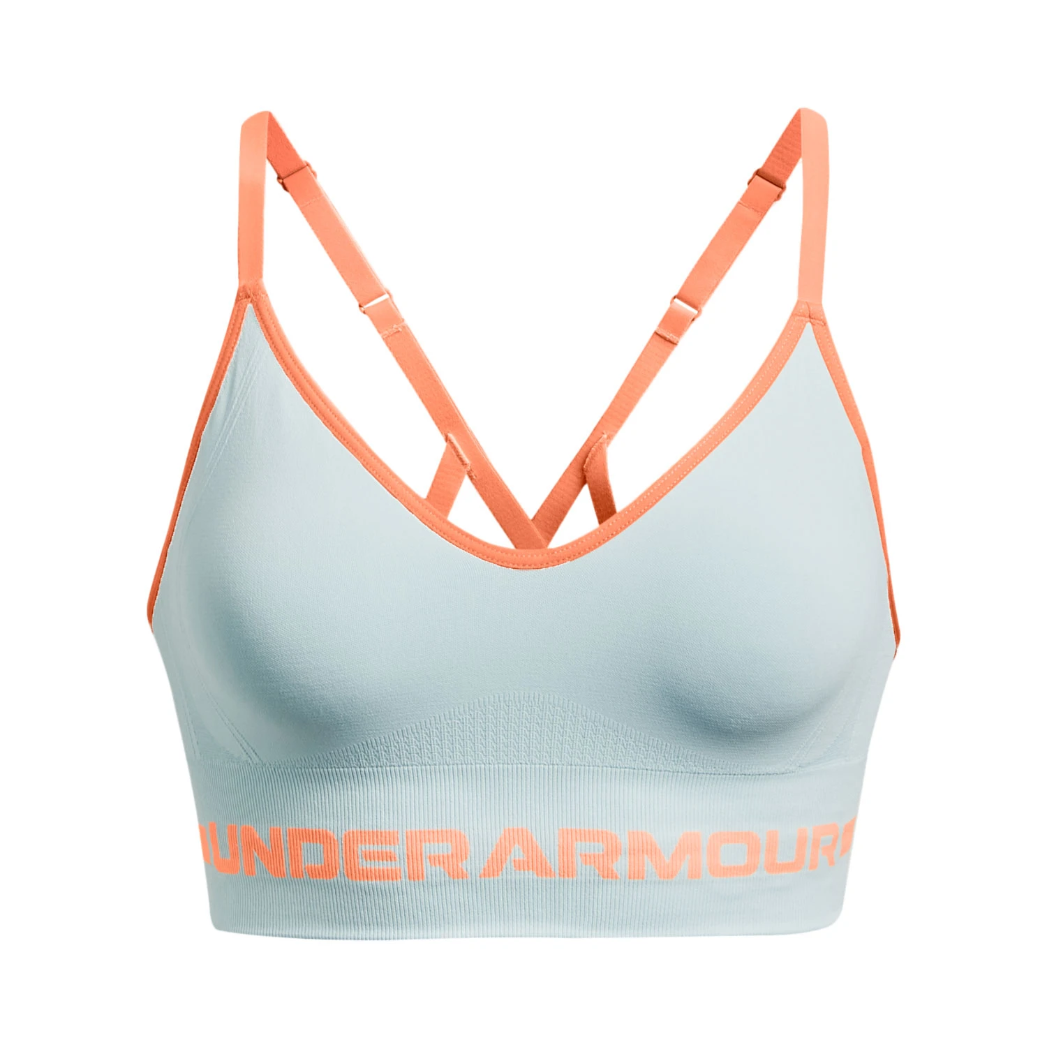 Under Armour Women's Seamless Low Long Sports Bra 1 Under Armour Women's Seamless Low Long Sports Bra