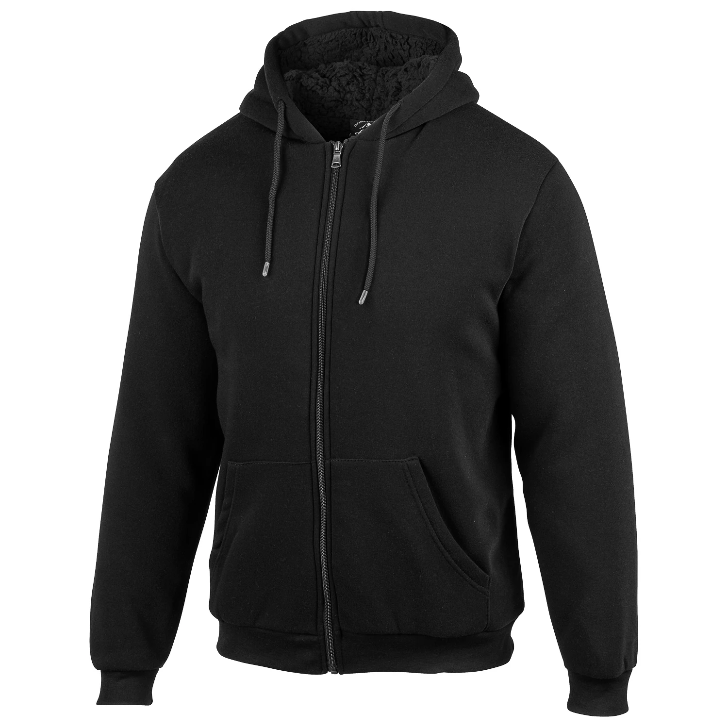 Original Deluxe Men's Sherpa Lined Fleece Jacket Hoodie 1 Original Deluxe Men's Sherpa Lined Fleece Jacket Hoodie