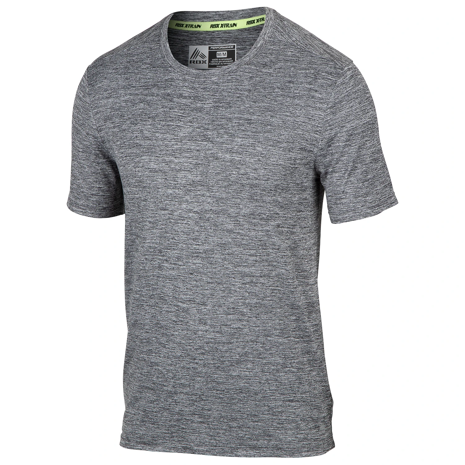 RBX Men's Short-Sleeve Spacedye Crewneck Tee 1 RBX Men's Short-Sleeve Spacedye Crewneck Tee