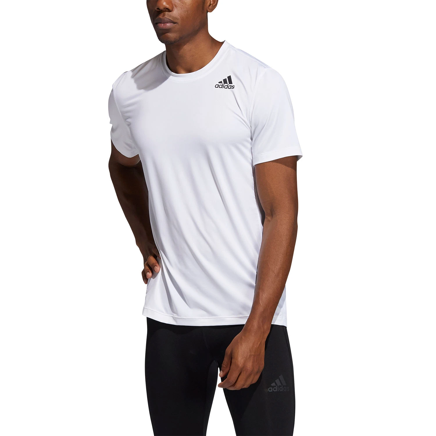 Adidas Men's Techfit Short-Sleeve Top 2 Adidas Men's Techfit Short-Sleeve Top - Image 2