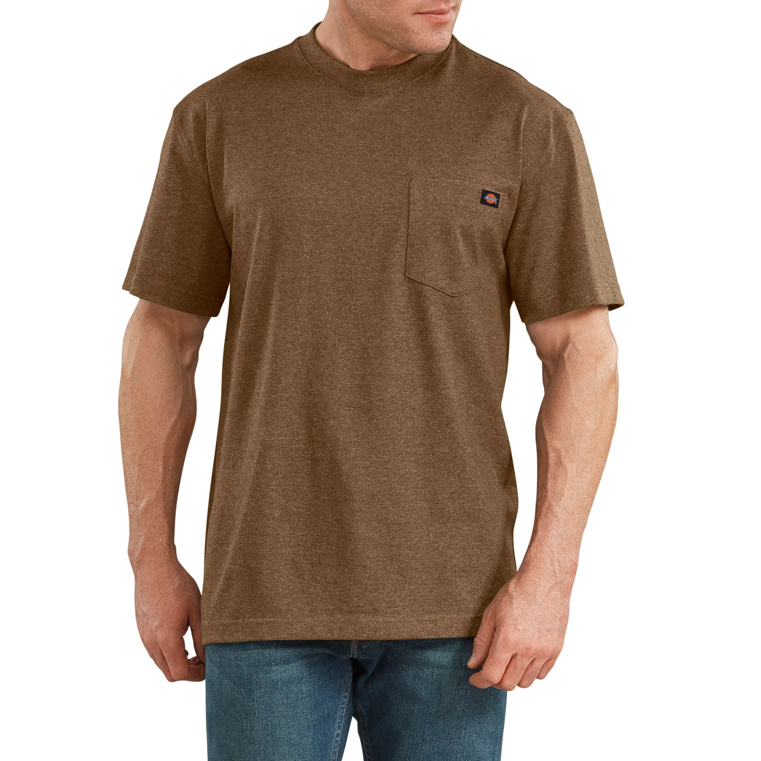 Dickies Men's Heathered Pocket Tee 1 Dickies Men's Heathered Pocket Tee