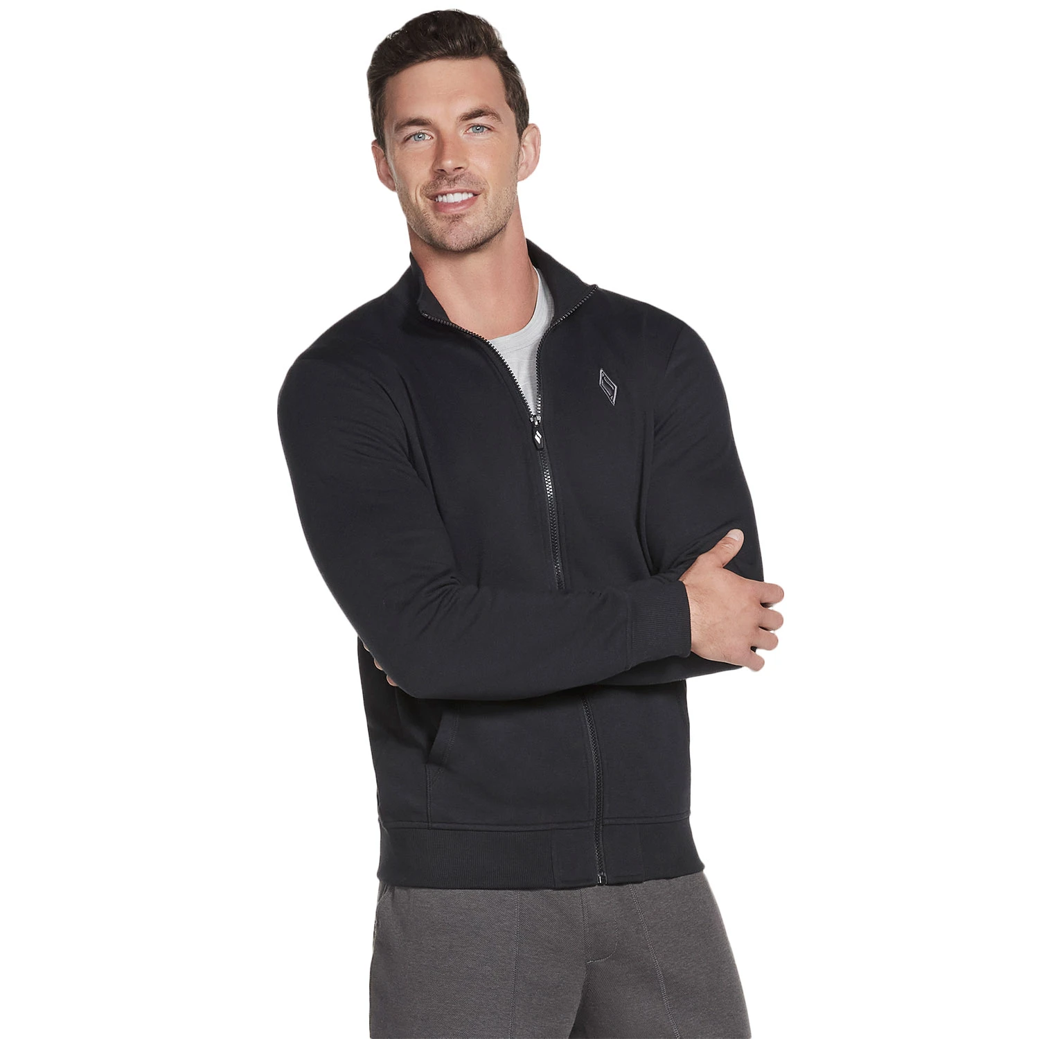 Skechers Men's Hoodless Hoodie 2 Skechers Men's Hoodless Hoodie - Image 2