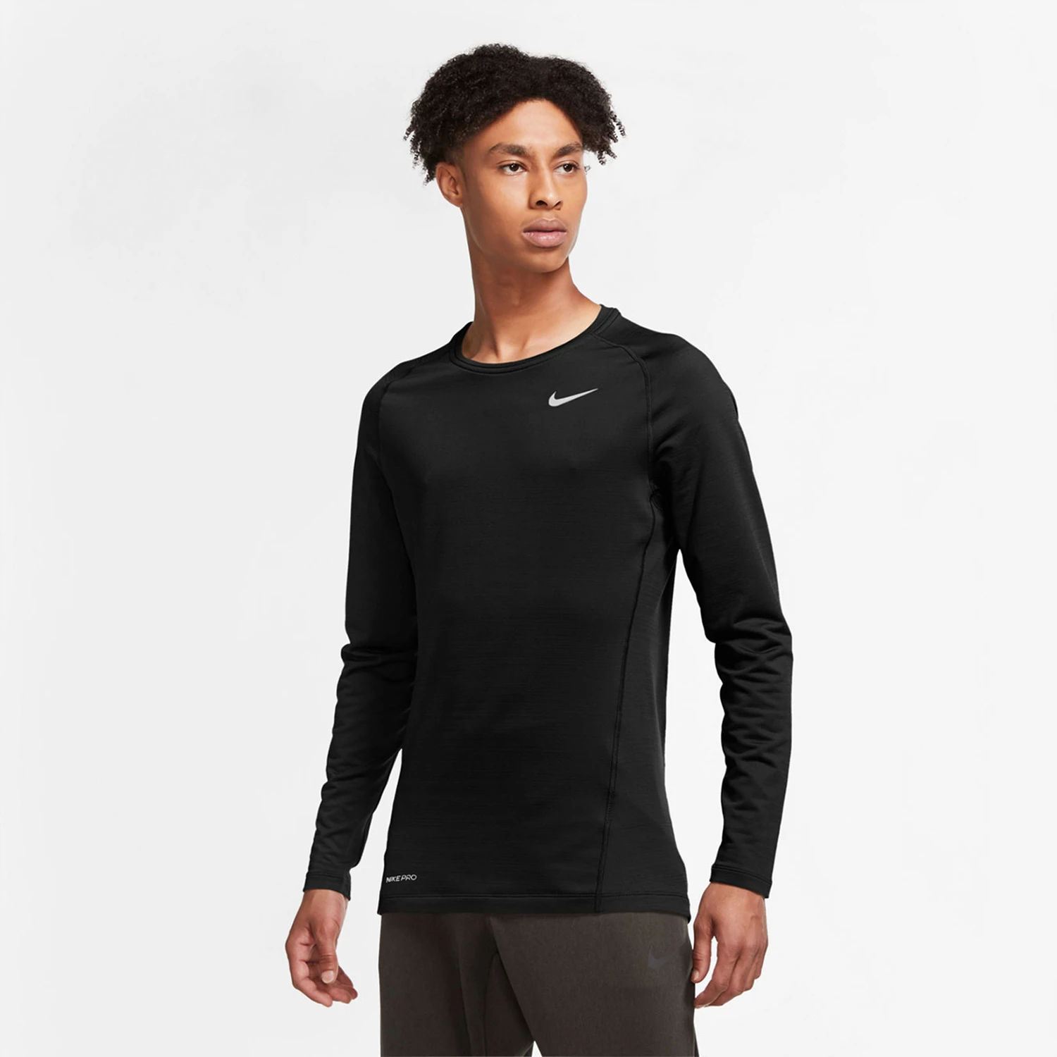 Nike Men's Long-Sleeve Warm Crew Top 2 Nike Men's Long-Sleeve Warm Crew Top - Image 2