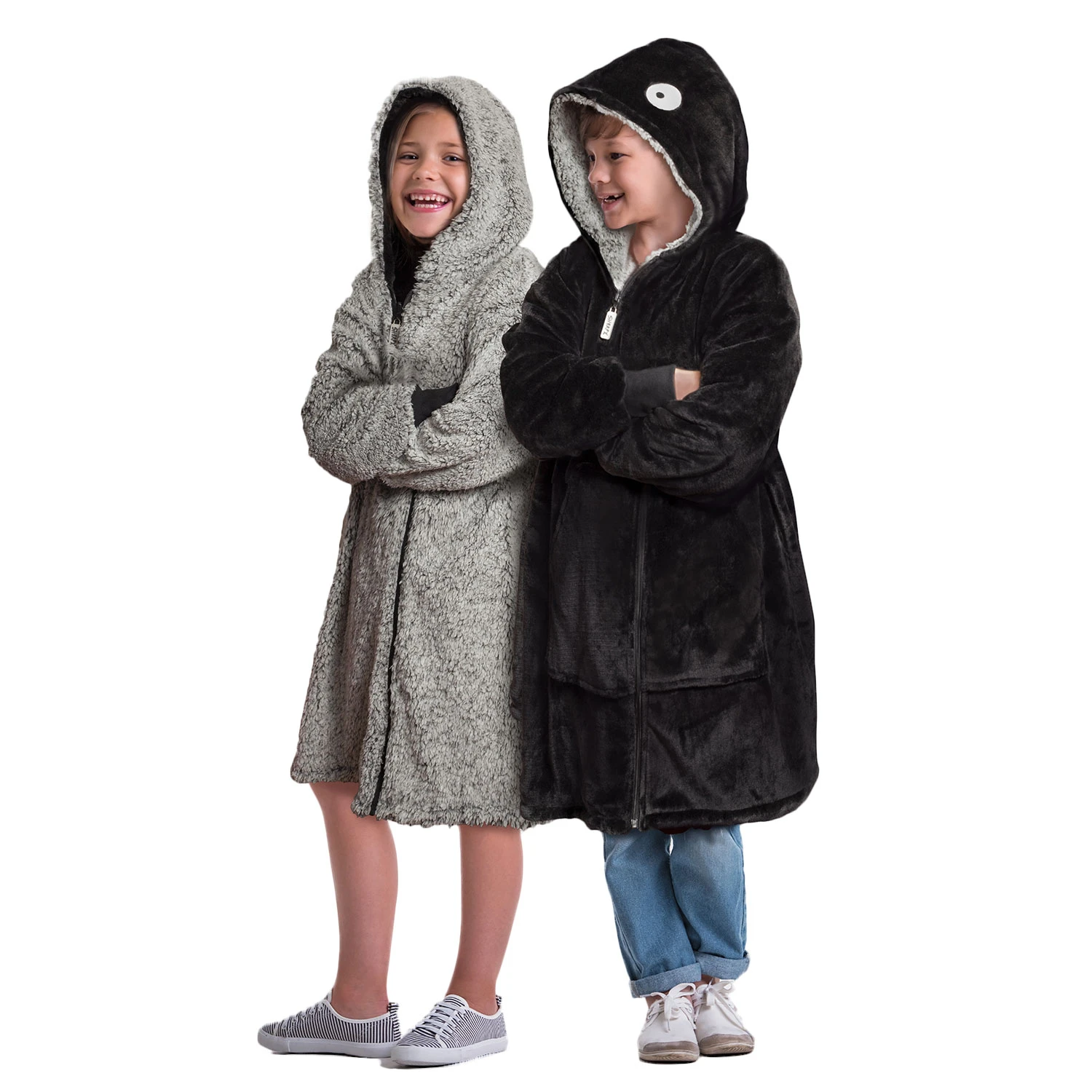 Sherpy Kids' Velour Zip Hoodie 1 Sherpy Kids' Velour Zip Hoodie