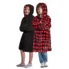 Sherpy Kids' Velour Zip Reverse Hoodie