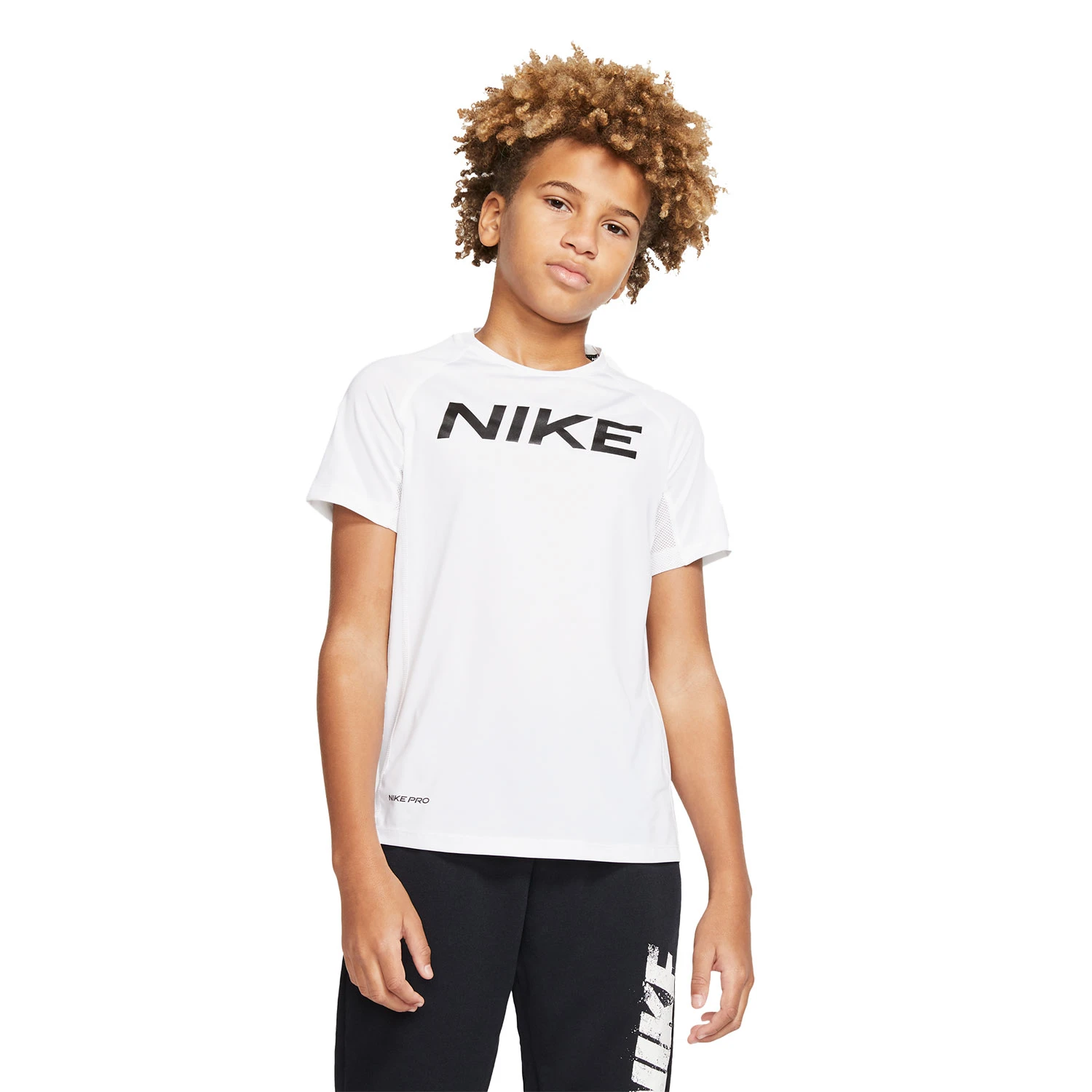 Nike Boys' Pro Short-Sleeve Graphic Training Top 2 Nike Boys' Pro Short-Sleeve Graphic Training Top - Image 2