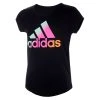 Adidas Girls' Rainbow Foil T-Shirt