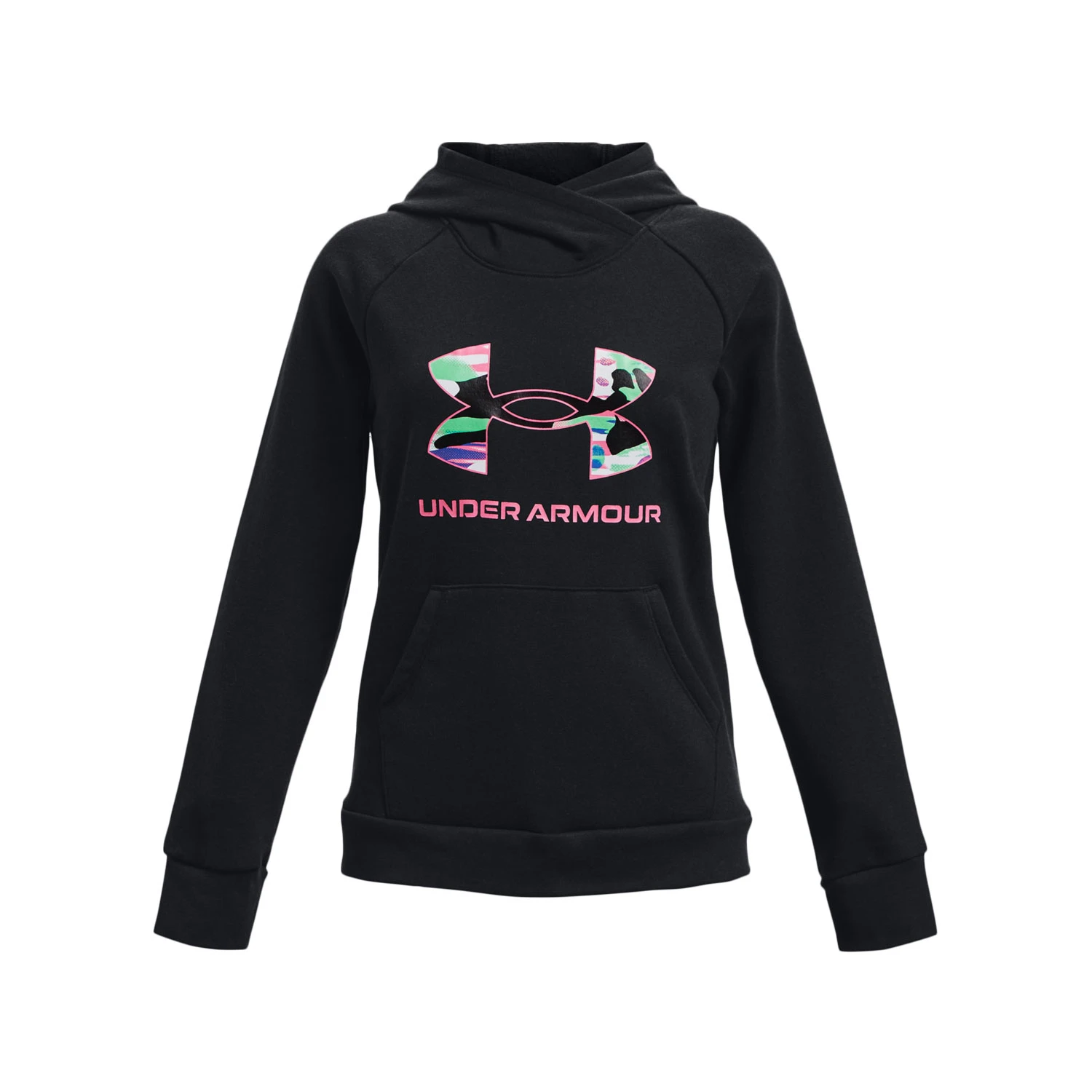 Under Armour Girls' Rival Camo Fleece Pullover Hoodie 1 Under Armour Girls' Rival Camo Fleece Pullover Hoodie