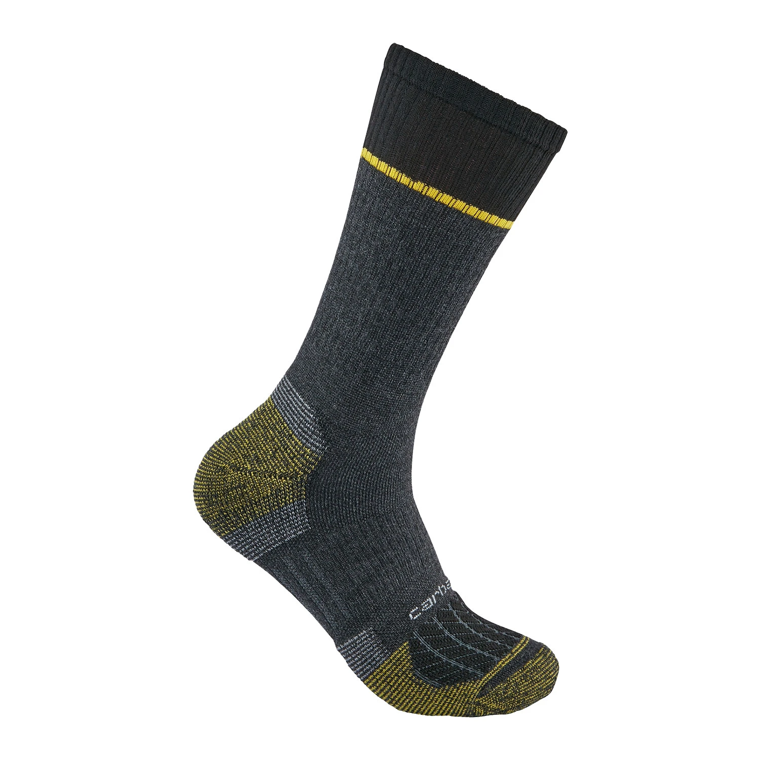 Carhartt Men's Force Midweight Steel Toe Crew Socks - 2-Pack 1 Carhartt Men's Force Midweight Steel Toe Crew Socks - 2-Pack