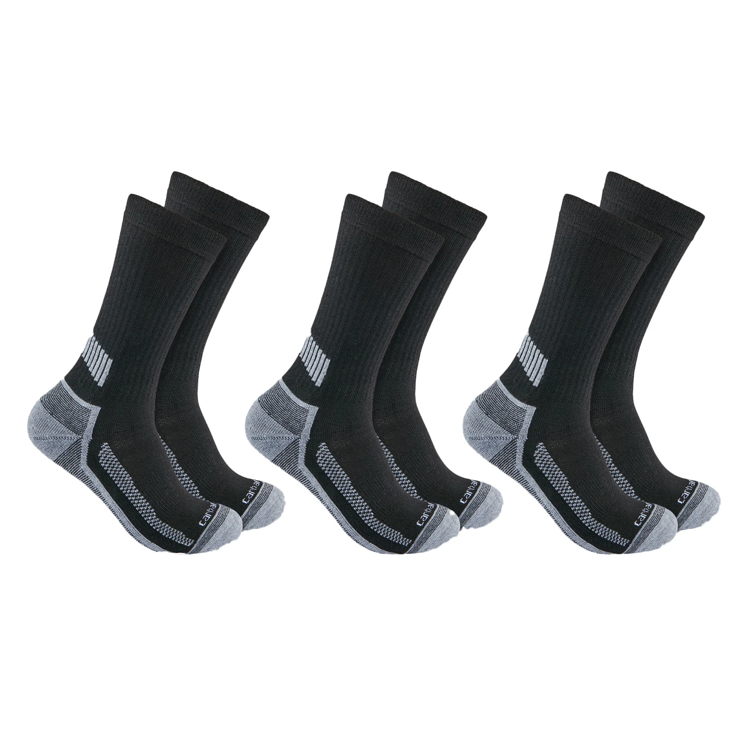Carhartt Men's Force Midweight Crew Sock - 3-Pack - Image 2