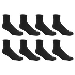 Wilson Men's Athletic Quarter Crew Socks - 8-Pack