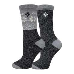Columbia Women's Super Soft Snowdrift Crew Socks - 2-Pack
