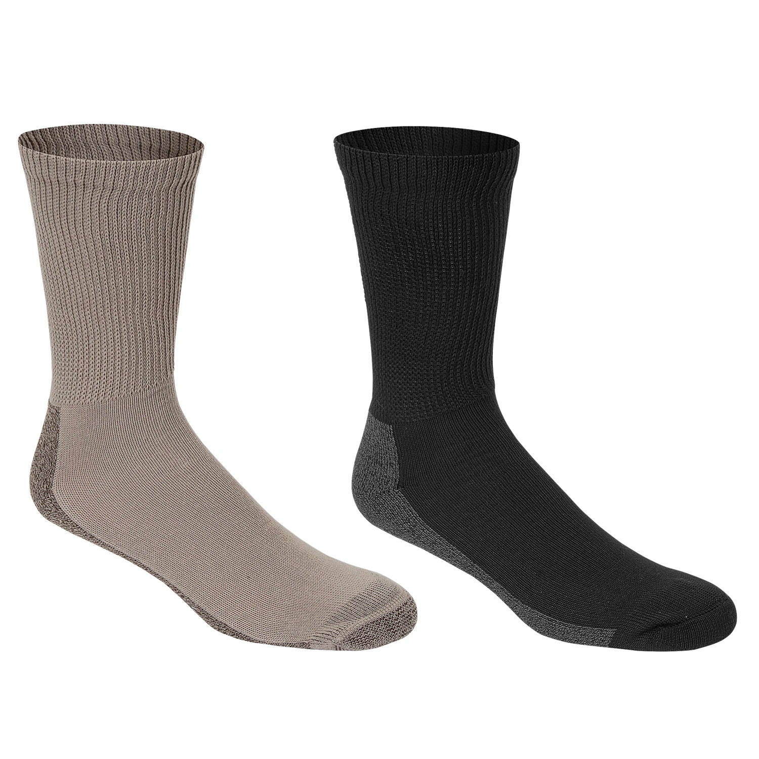 Dickies Men's Non-Binding Comfort Crew Socks - 2-Pack 1 Dickies Men's Non-Binding Comfort Crew Socks - 2-Pack
