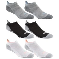Puma Women's Dry Cell Tab Low-Cut Socks - 6-Pack