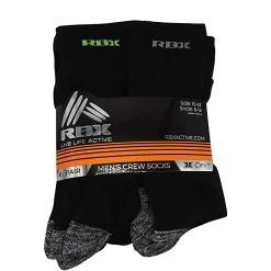 RBX Men's Cushion Crew Socks - 6-Pack -clothes set shop 4940 15608 9717 015 zoom 21